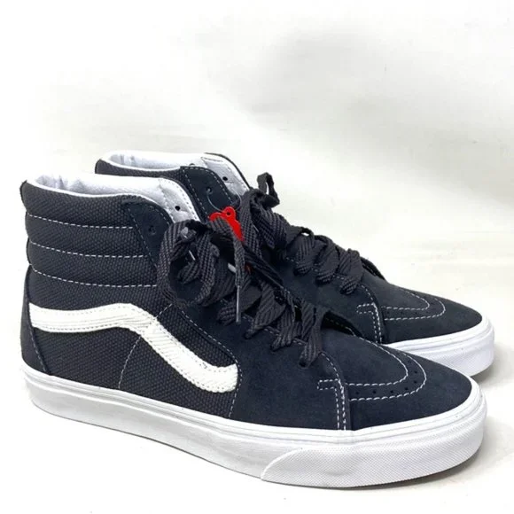VANS Sk8-Hi Textured Asphalt Skate Shoes Women Sneakers Suede Canvas VN0005U91O7 - Picture 2 of 9
